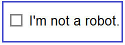 Not A Robot Button